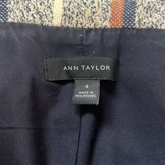 Ann Taylor Striped Suit Blazer and Skirt - Picture 5 of 7